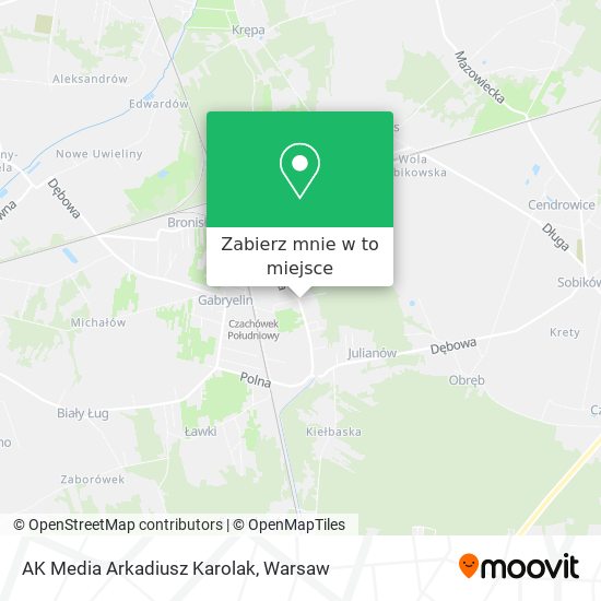 Mapa AK Media Arkadiusz Karolak