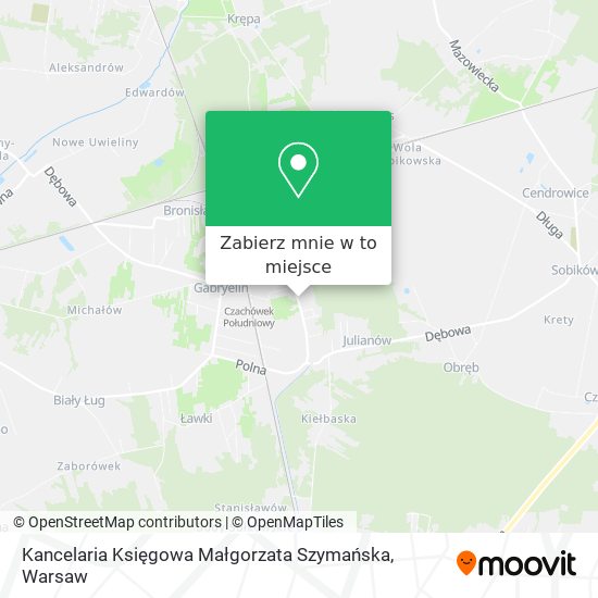 Mapa Kancelaria Księgowa Małgorzata Szymańska