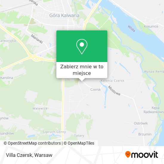 Mapa Villa Czersk