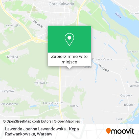 Mapa Lawenda Joanna Lewandowska - Kępa Radwankowska