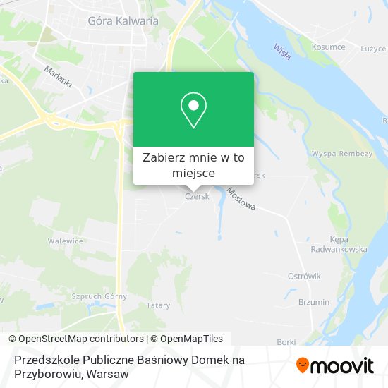 Mapa Przedszkole Publiczne Baśniowy Domek na Przyborowiu