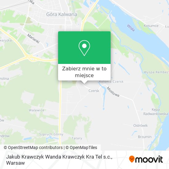 Mapa Jakub Krawczyk Wanda Krawczyk Kra Tel s.c.