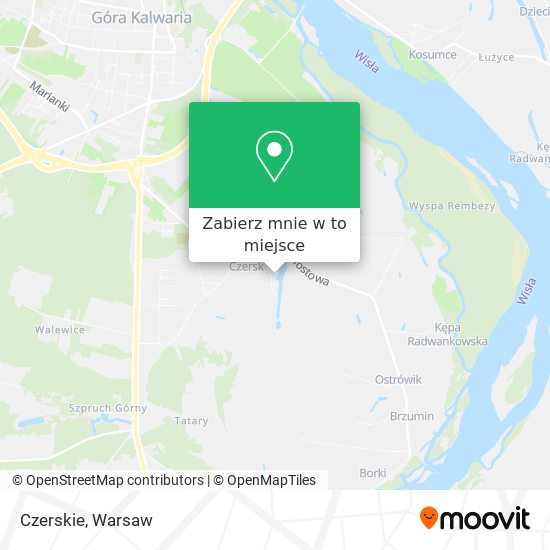 Mapa Czerskie