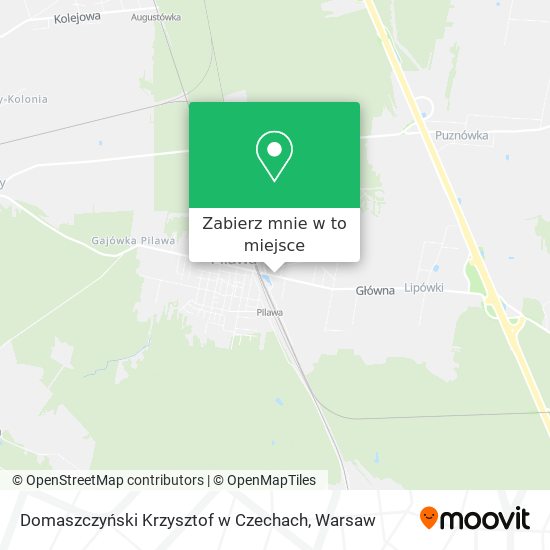 Mapa Domaszczyński Krzysztof w Czechach