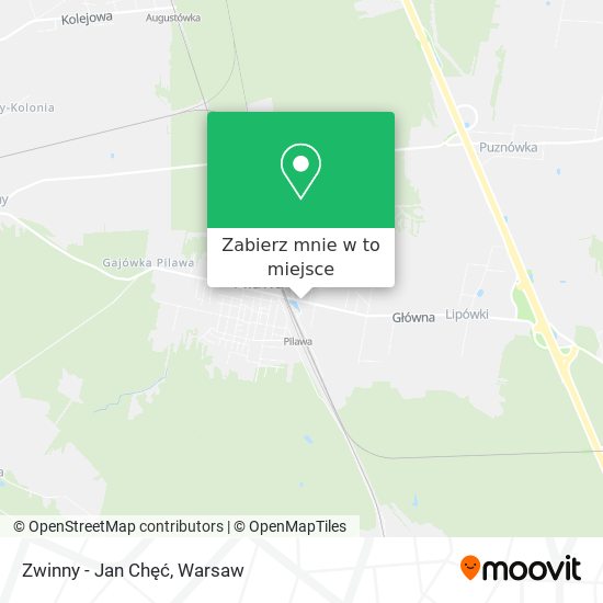 Mapa Zwinny - Jan Chęć