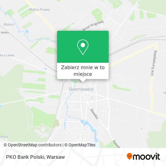 Mapa PKO Bank Polski