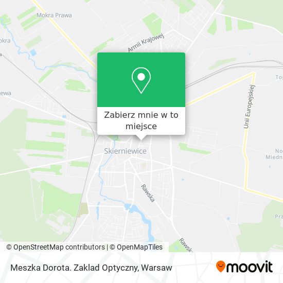 Mapa Meszka Dorota. Zaklad Optyczny