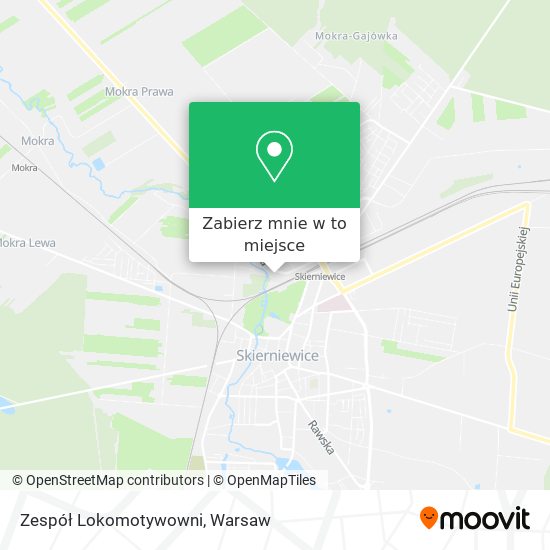 Mapa Zespół Lokomotywowni