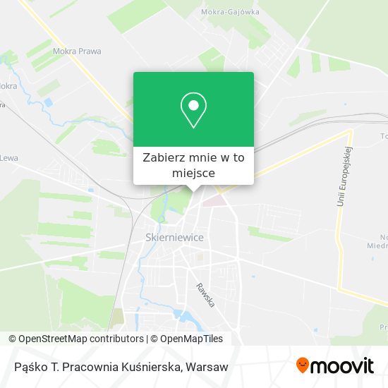 Mapa Pąśko T. Pracownia Kuśnierska