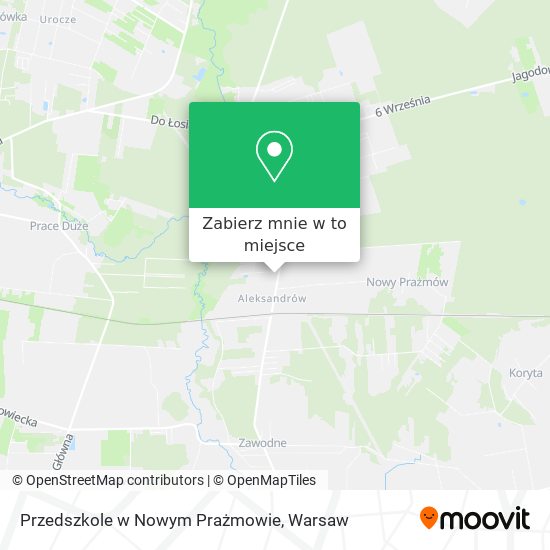 Mapa Przedszkole w Nowym Prażmowie