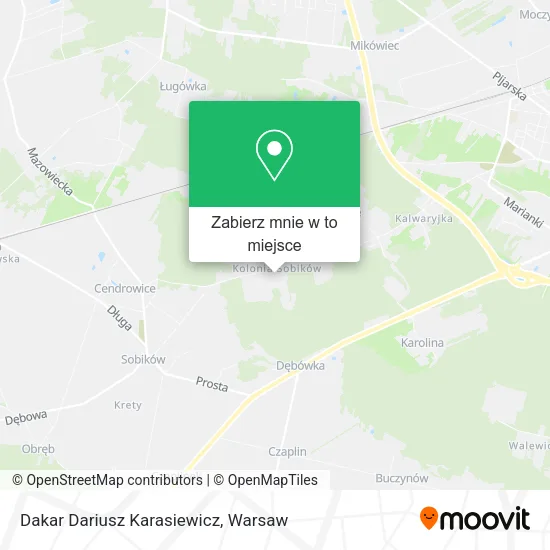 Mapa Dakar Dariusz Karasiewicz