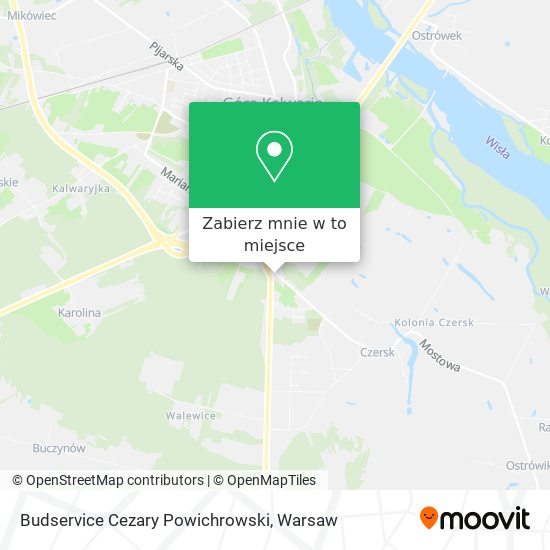 Mapa Budservice Cezary Powichrowski