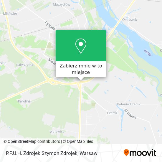 Mapa P.P.U.H. Zdrojek Szymon Zdrojek