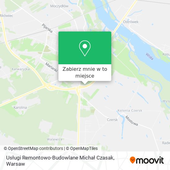 Mapa Usługi Remontowo-Budowlane Michał Czasak