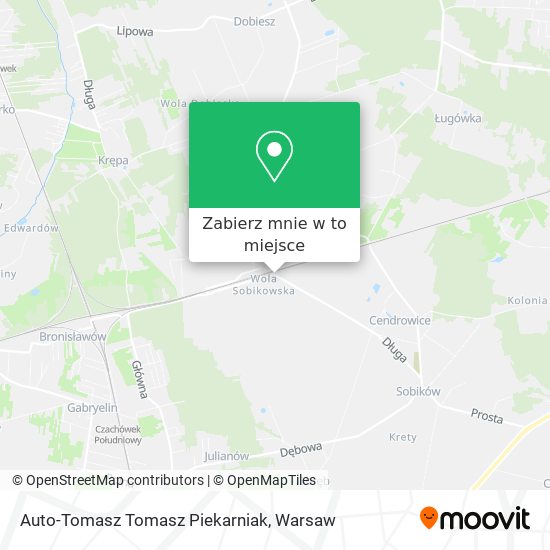 Mapa Auto-Tomasz Tomasz Piekarniak