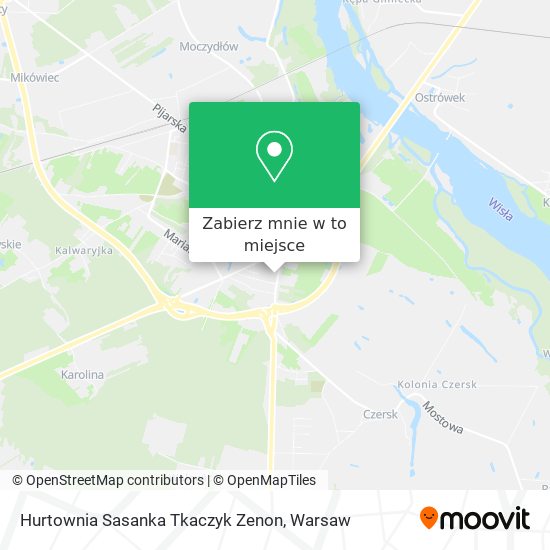 Mapa Hurtownia Sasanka Tkaczyk Zenon