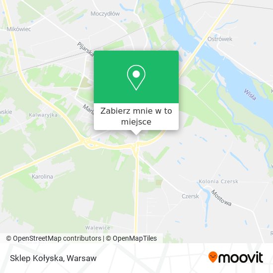 Mapa Sklep Kołyska