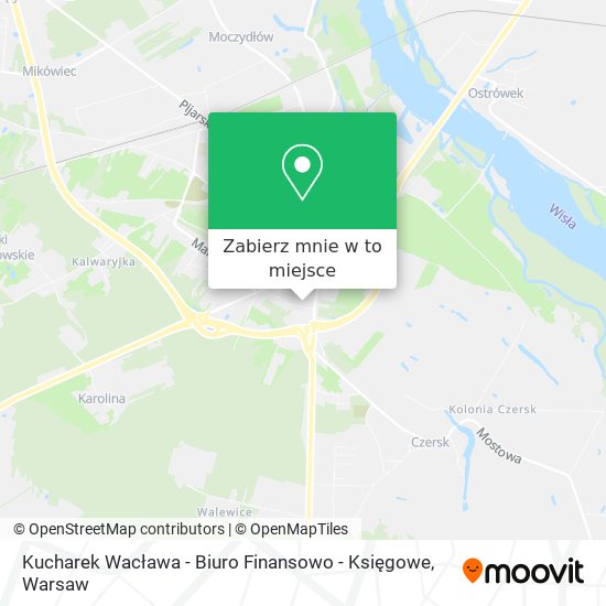 Mapa Kucharek Wacława - Biuro Finansowo - Księgowe