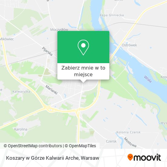 Mapa Koszary w Górze Kalwarii Arche