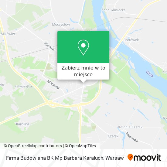 Mapa Firma Budowlana BK Mp Barbara Karaluch