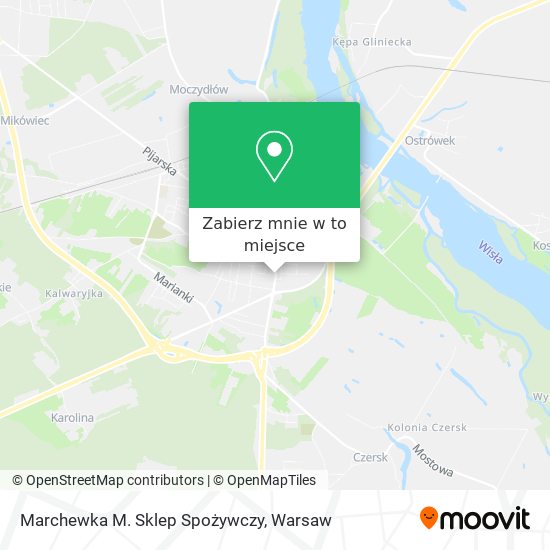 Mapa Marchewka M. Sklep Spożywczy