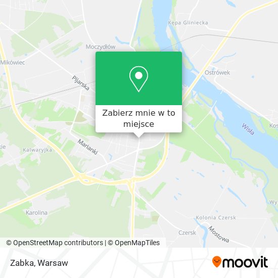 Mapa Zabka