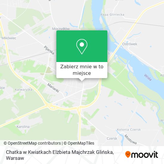 Mapa Chatka w Kwiatkach Elżbieta Majchrzak Glińska