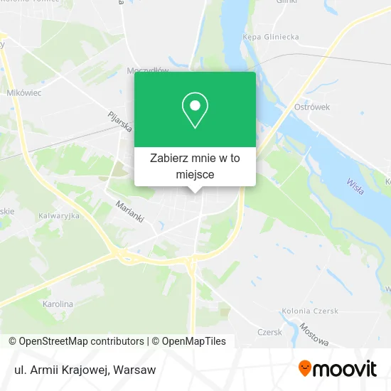 Mapa ul. Armii Krajowej