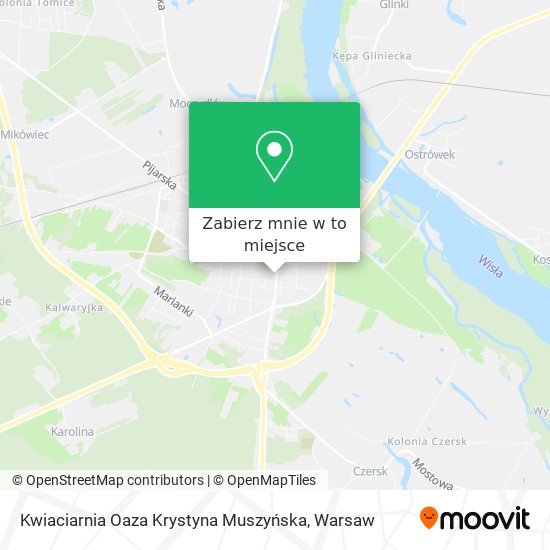 Mapa Kwiaciarnia Oaza Krystyna Muszyńska