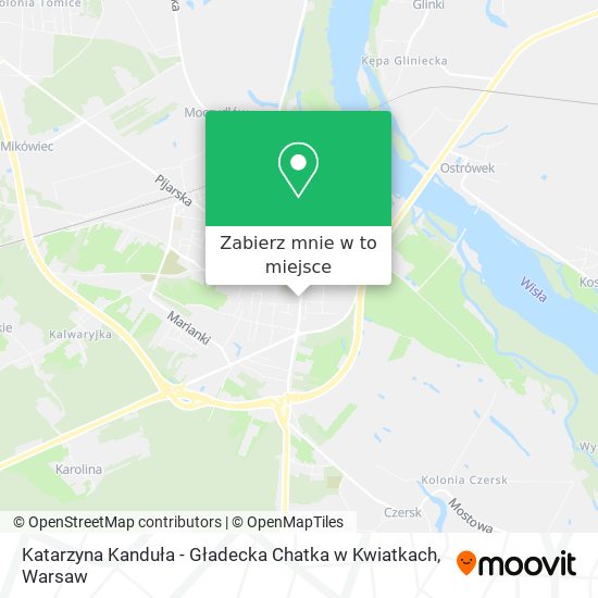 Mapa Katarzyna Kanduła - Gładecka Chatka w Kwiatkach