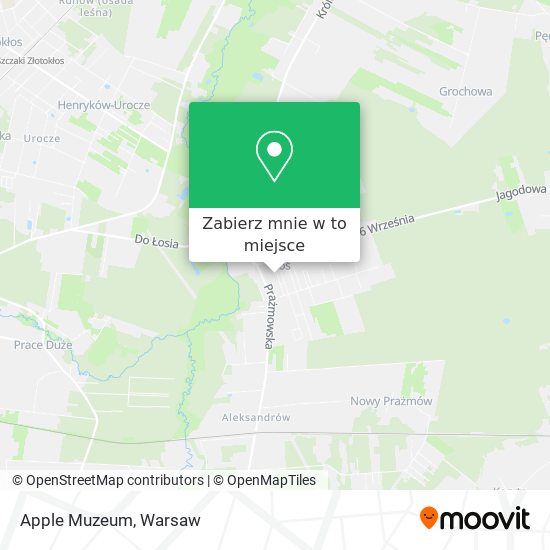 Mapa Apple Muzeum