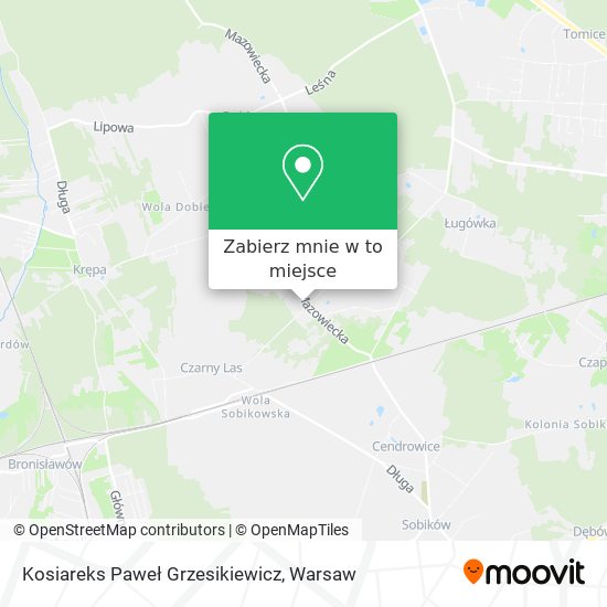 Mapa Kosiareks Paweł Grzesikiewicz