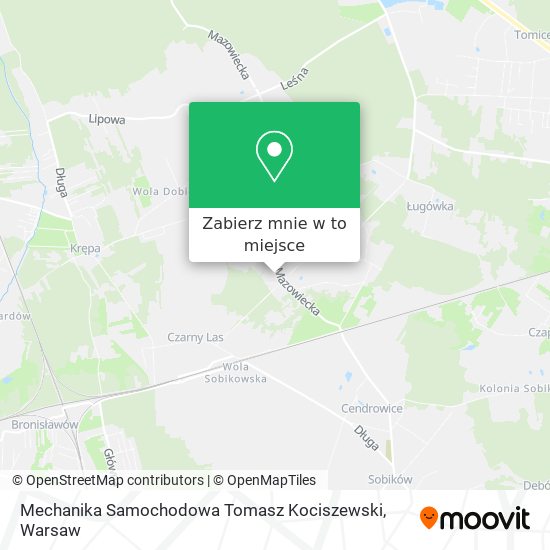 Mapa Mechanika Samochodowa Tomasz Kociszewski