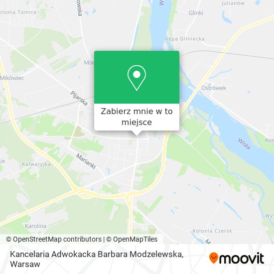 Mapa Kancelaria Adwokacka Barbara Modzelewska