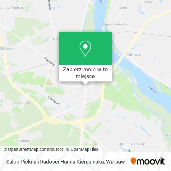 Mapa Salon Piekna i Radosci Hanna Kierasinska