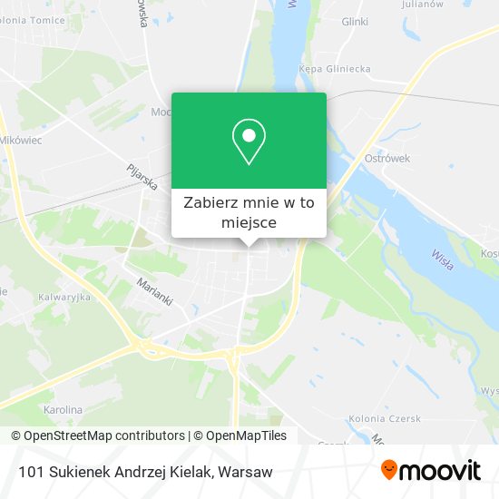 Mapa 101 Sukienek Andrzej Kielak