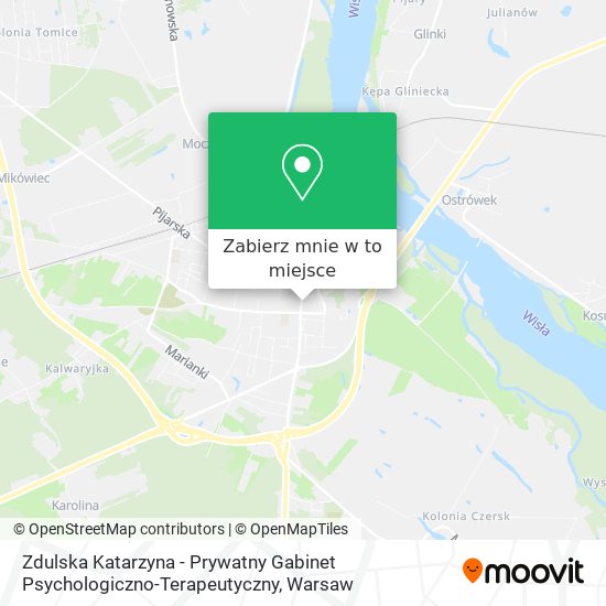 Mapa Zdulska Katarzyna - Prywatny Gabinet Psychologiczno-Terapeutyczny