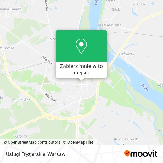 Mapa Usługi Fryzjerskie