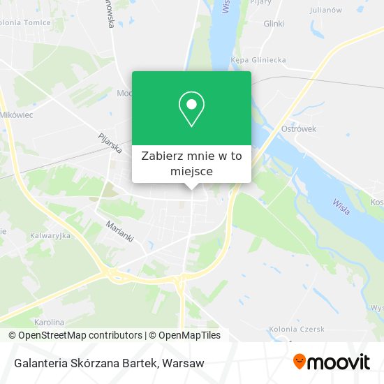 Mapa Galanteria Skórzana Bartek