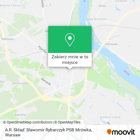 Mapa A.R. Skład' Sławomir Rybarczyk PSB Mrówka