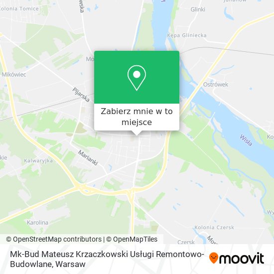 Mapa Mk-Bud Mateusz Krzaczkowski Usługi Remontowo-Budowlane