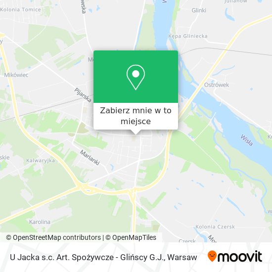 Mapa U Jacka s.c. Art. Spożywcze - Glińscy G.J.