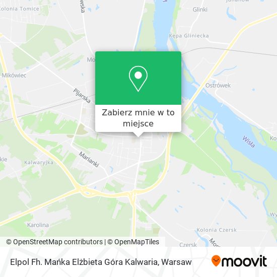 Mapa Elpol Fh. Mańka Elżbieta Góra Kalwaria