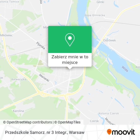 Mapa Przedszkole Samorz. nr 3 Integr.