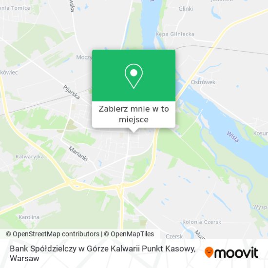 Mapa Bank Spółdzielczy w Górze Kalwarii Punkt Kasowy