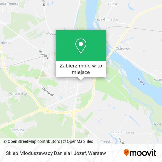 Mapa Sklep Mioduszewscy Daniela i Józef