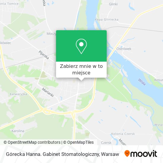 Mapa Górecka Hanna. Gabinet Stomatologiczny