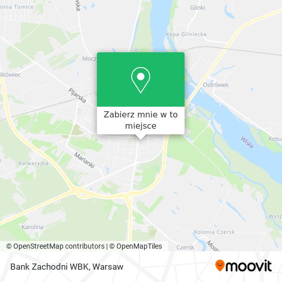 Mapa Bank Zachodni WBK