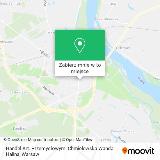 Mapa Handel Art. Przemysłowymi Chmielewska Wanda Halina