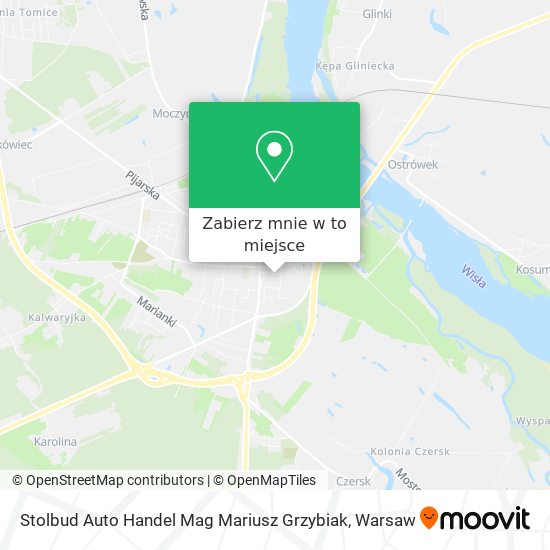 Mapa Stolbud Auto Handel Mag Mariusz Grzybiak